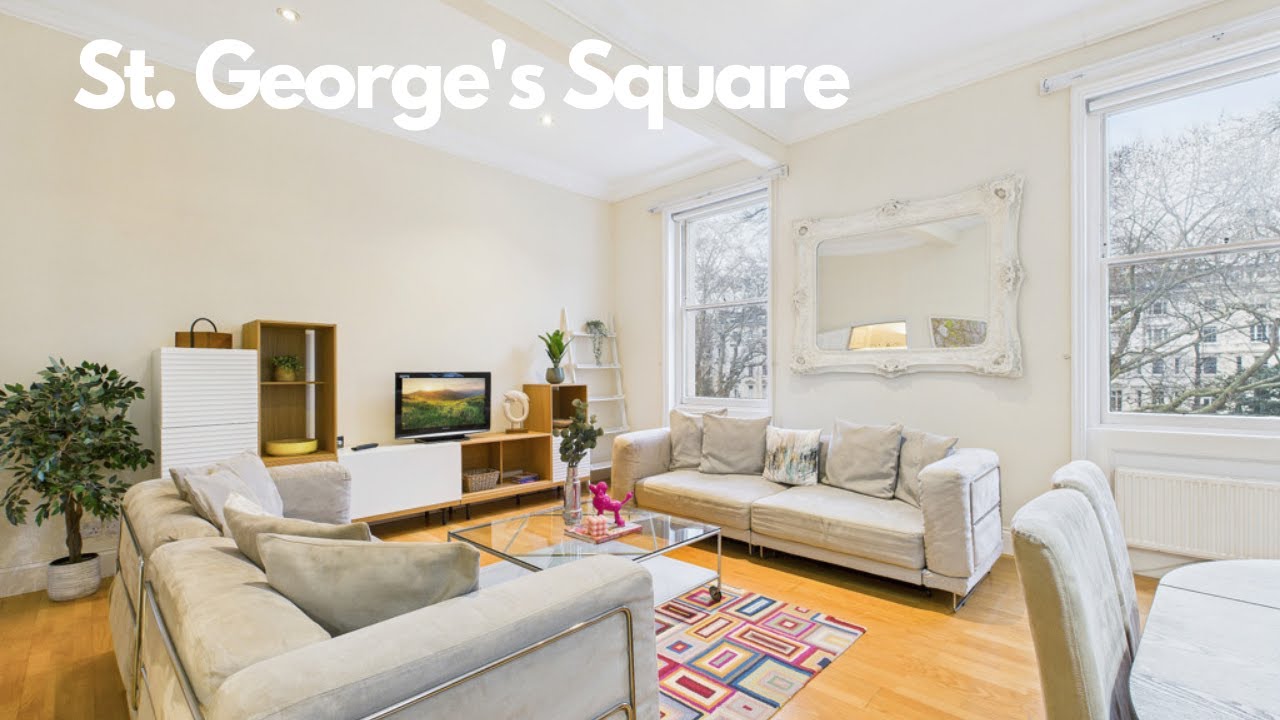 FOR SALE - Elegant One-Bedroom Period Flat Overlooking St George's Square, Pimlico, LONDON, SW1V