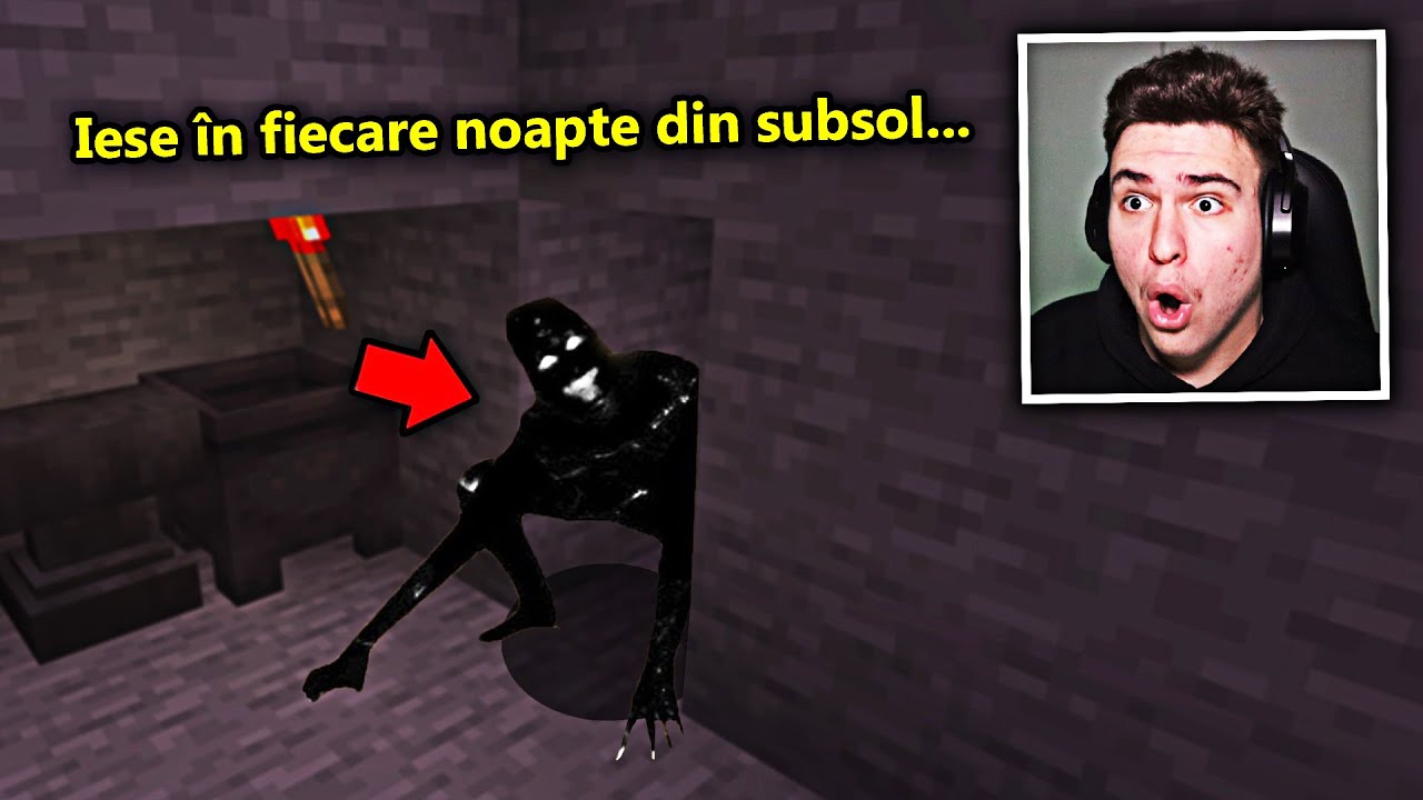 O persoană se ascunde în subsolul din casa mea.. și iese la miezul nopții ! (Minecraft)