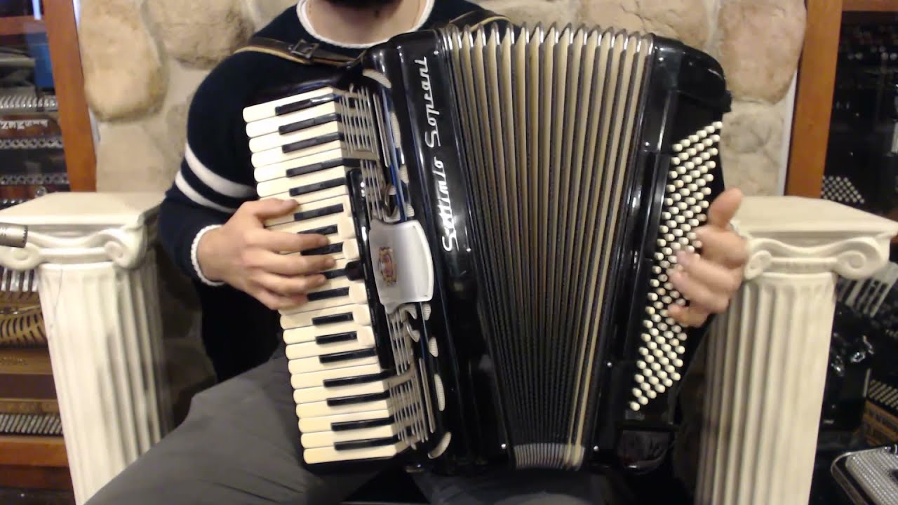 4977 - Black Settimio Soprani Piano Accordion LMH 41 120  $1299