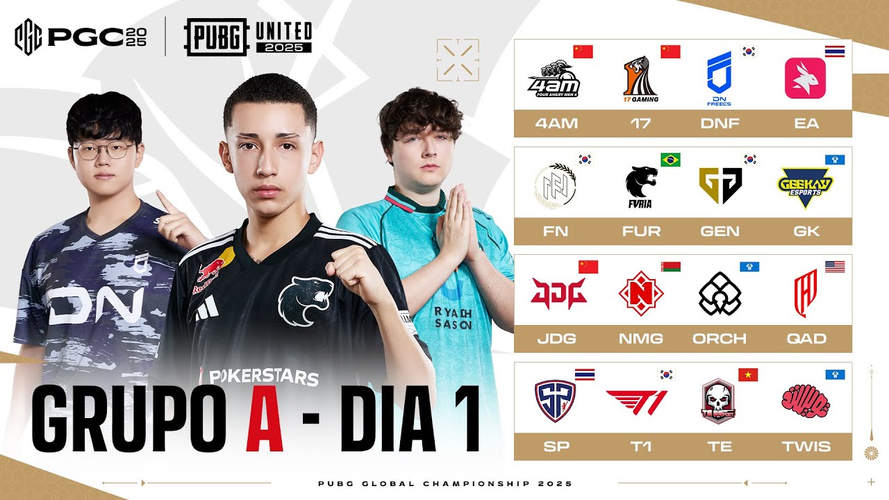 PUBG Global Championship Grupo A DIA 1