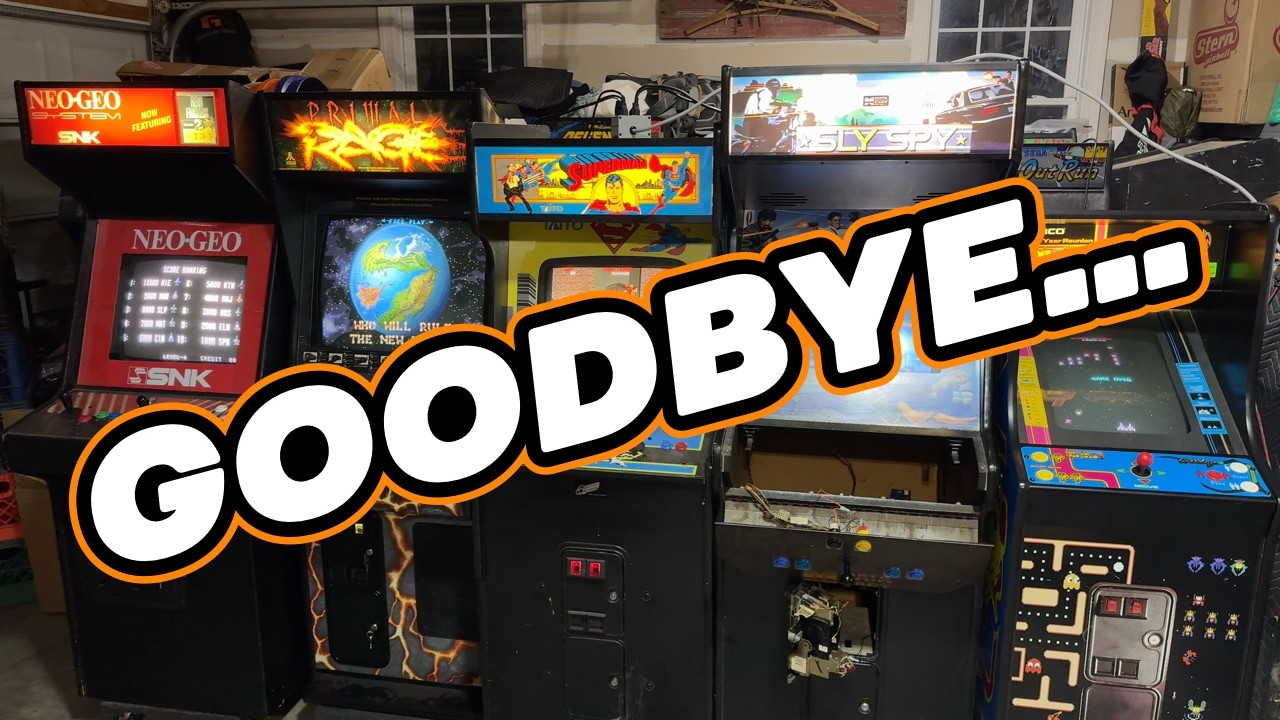 Getting Rid of my Arcade Games... 😭