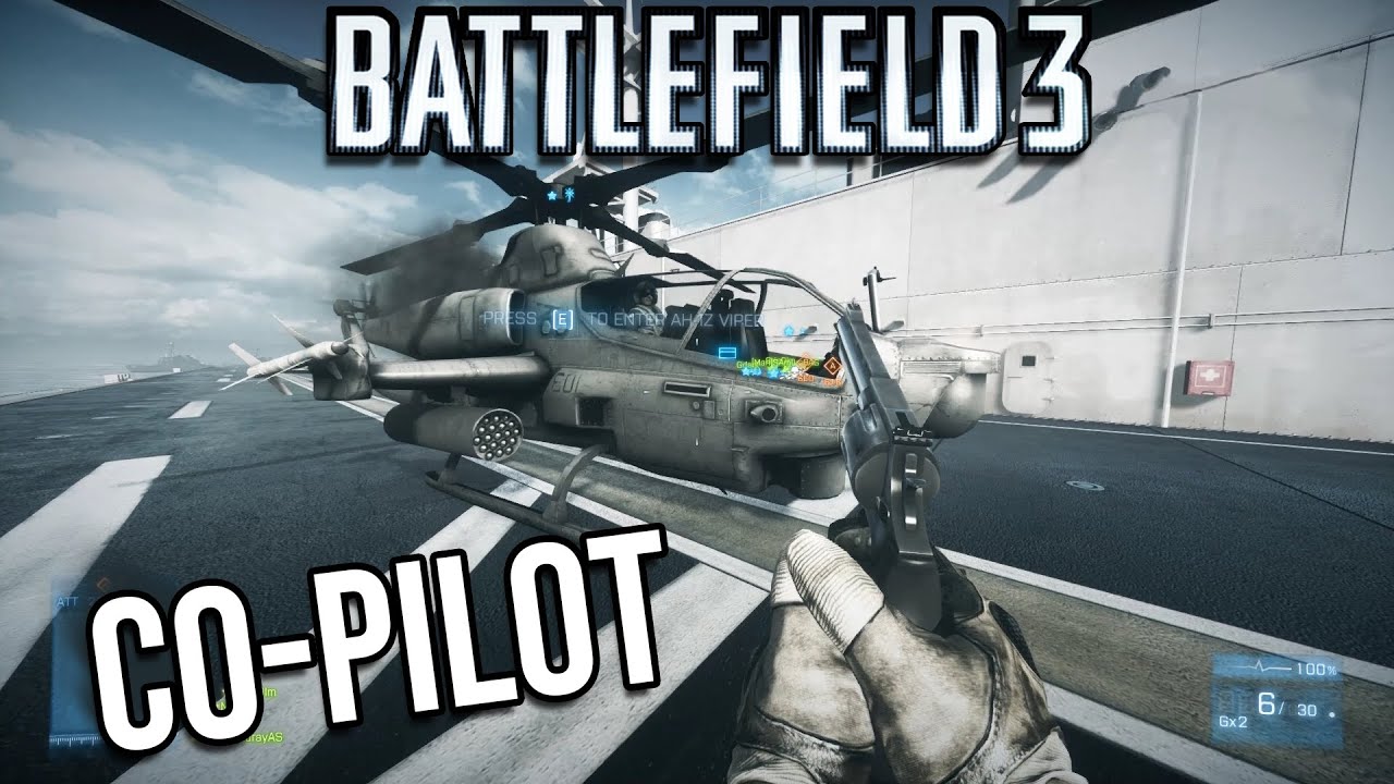 Battlefield 3: Playing as co-pilot for 14 minutes.. (AH-1Z VIPER)
