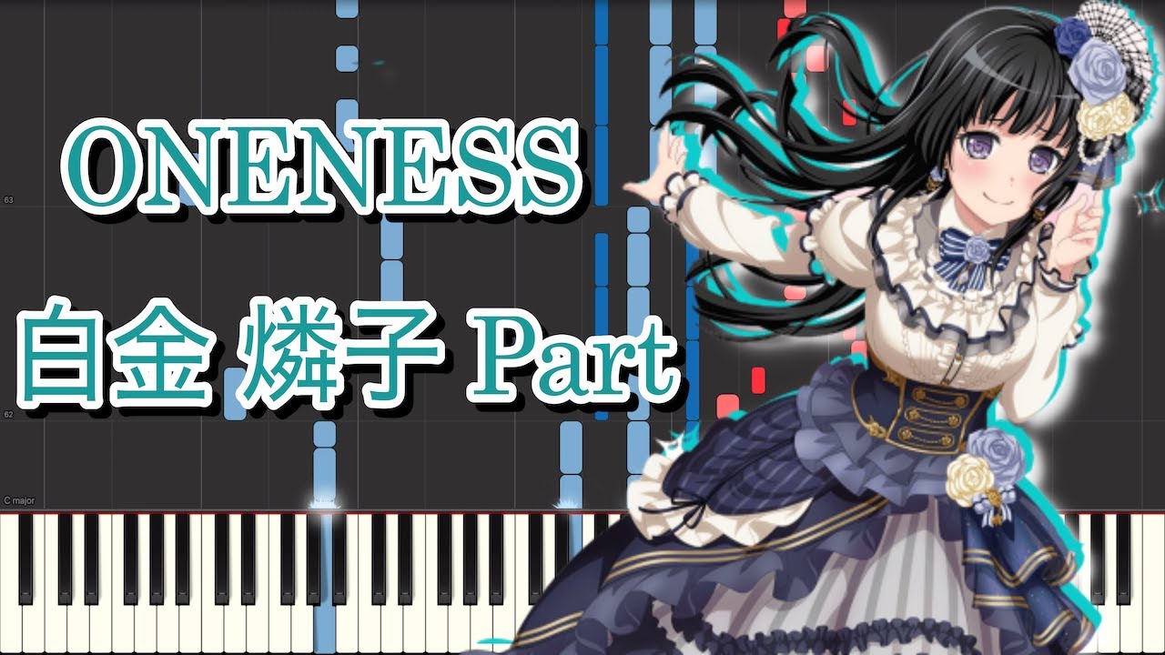 【バンドリ！ Roselia】ONENESS (Piano&Synth Part)