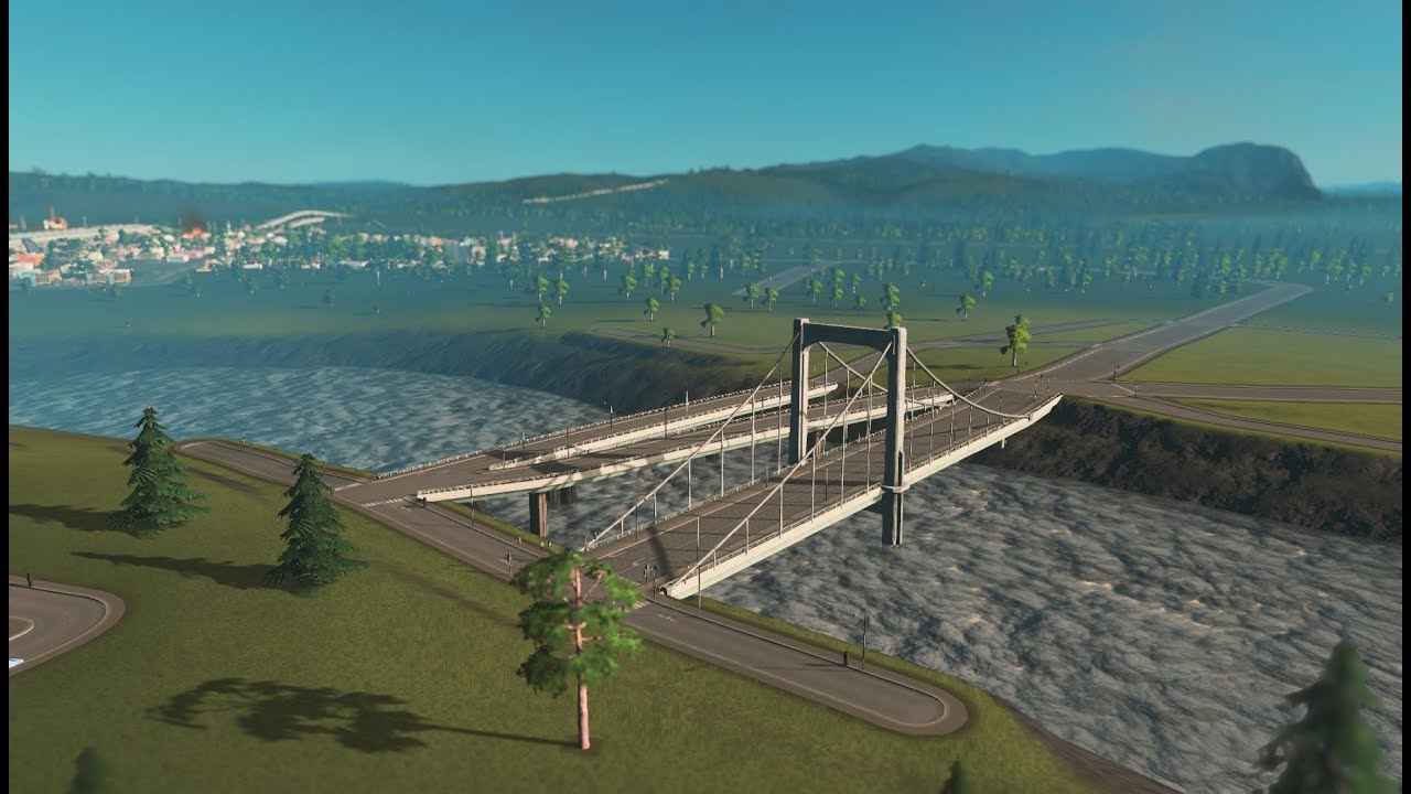 Cities Skylines Ep 10 :: Bridge from Hakata :: The Trunkleton