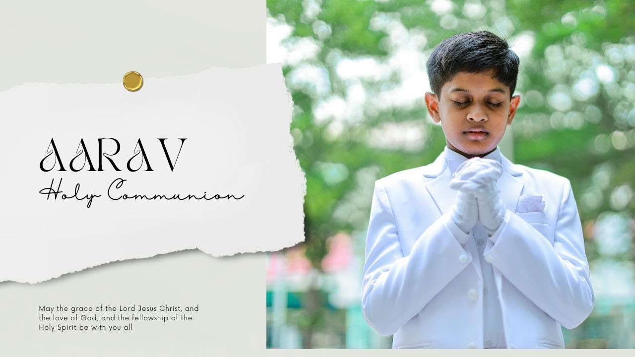 Aarav Jacob Holy Communion Video |Grand Mercure Bangalore