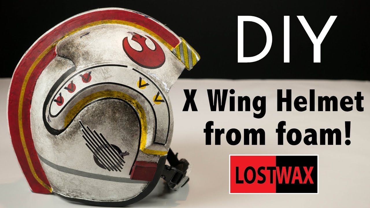 Make Rey's X Wing Helmet - Rise Of Skywalker. DIY Luke Skywalker X Wing Helmet. Star Wars Costume