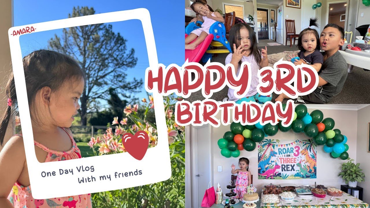Amara’s 3rd Birthday in New Zealand 🎉🇳🇿