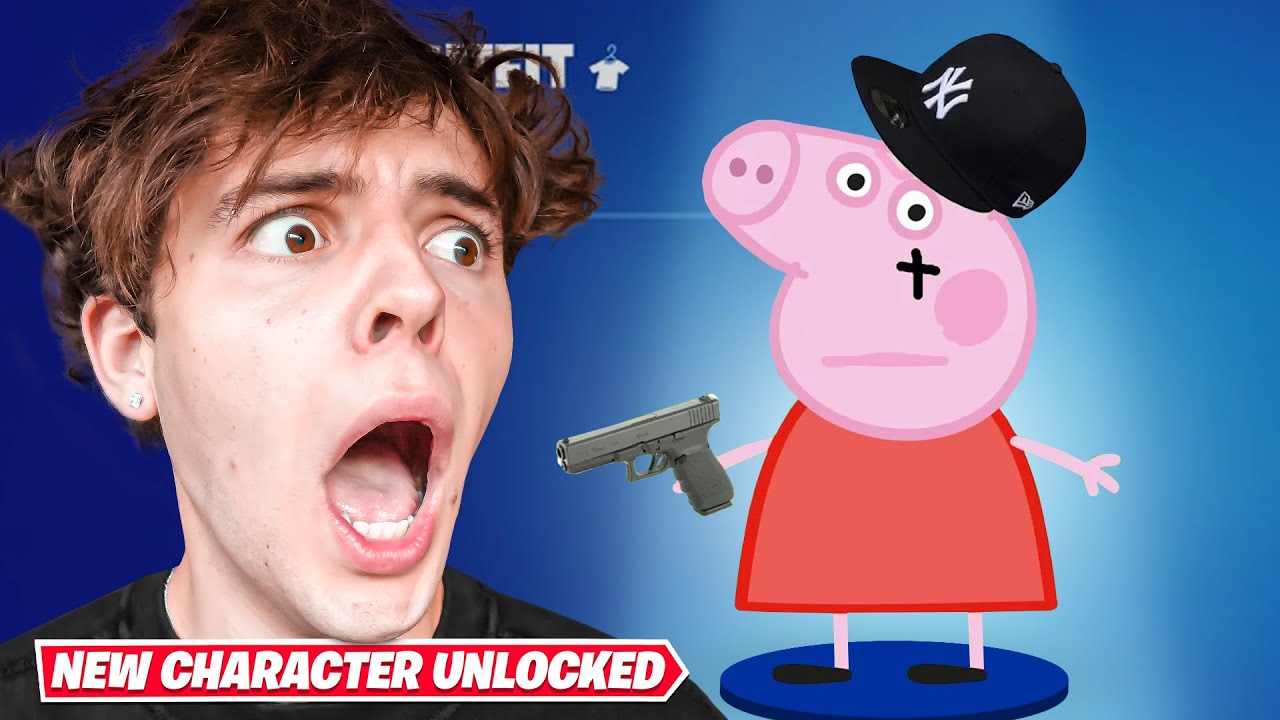 Peppa Pig Is Now In FORTNITE?! (Try not to laugh)