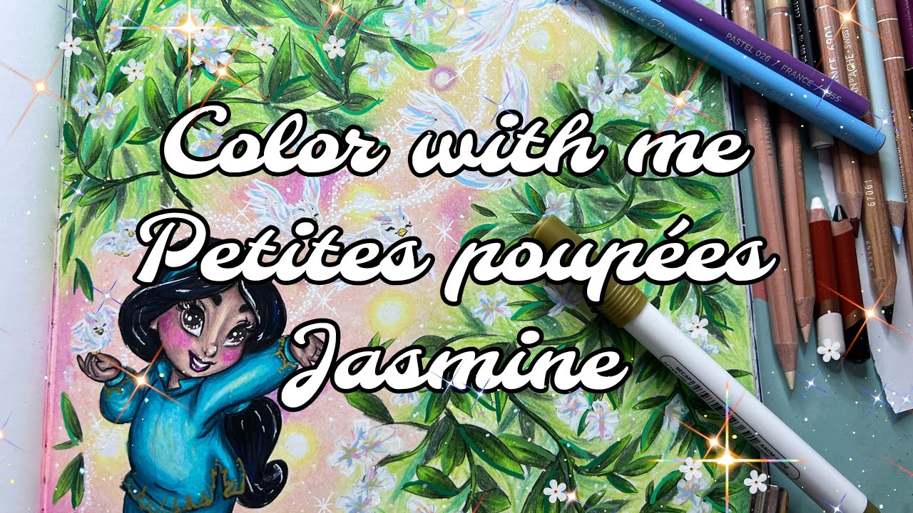 Color with me Grand carré Petites Poupées Jasmine - combos
