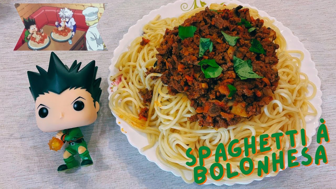 MACARRÃO À BOLONHESA DE HUNTER X HUNTER | ANIME | CULINERD'S