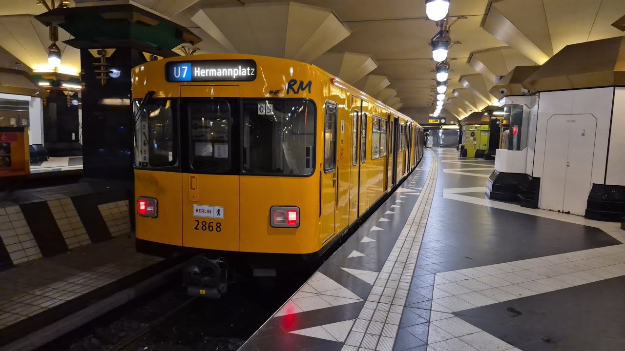 U-Bahn Berlin | Aussetzermitfahrt auf der U7 von Rathaus Spandau bis Hermannplatz im F90 2868