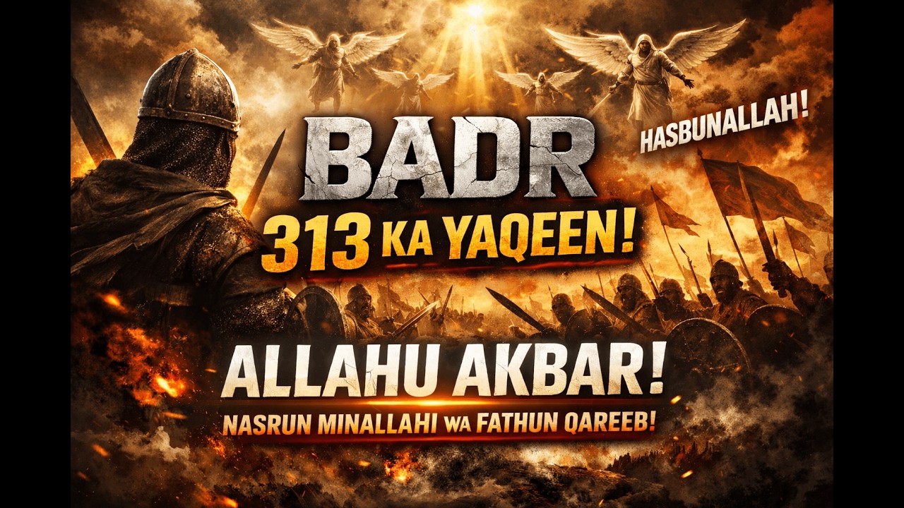 Battle of Badr Nasheed | 17 Ramzan Ghazwa e Badr | Powerful Islamic Nasheed