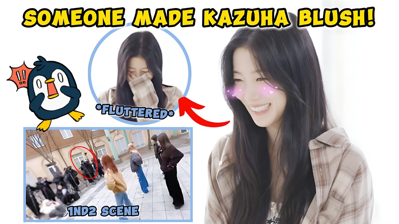 Who is the person that made KAZUHA's heart flutter? (ft. YUNJIN getting exposed!) 😆