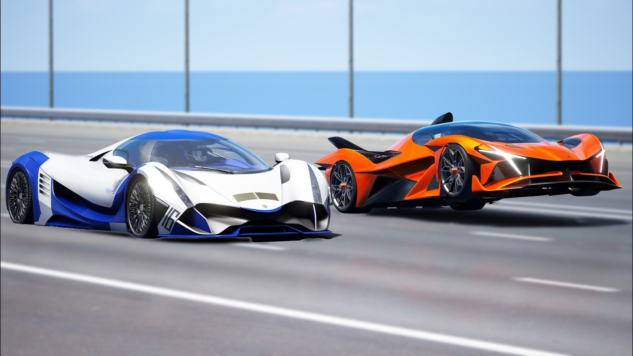 1,000KMH!!! Devel Sixteen vs Apollo Project Evo | DRAG & TRACK RACE