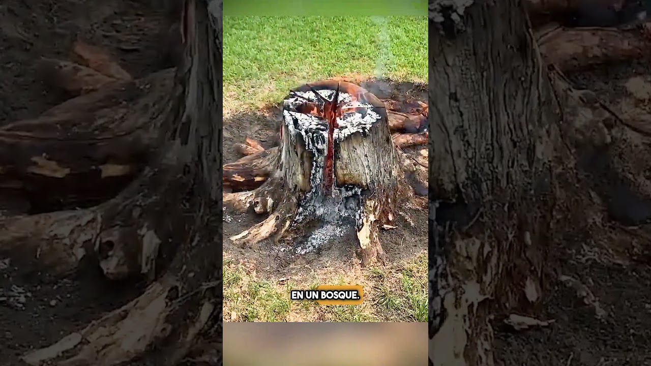 El Peligro Oculto De Remover &Aacute;rboles Con Fuego! #shorts