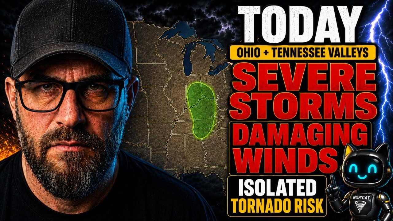 LIVE NOW: TORNADO RISK for Ohio & Tennessee Valleys | Radar + Official Updates