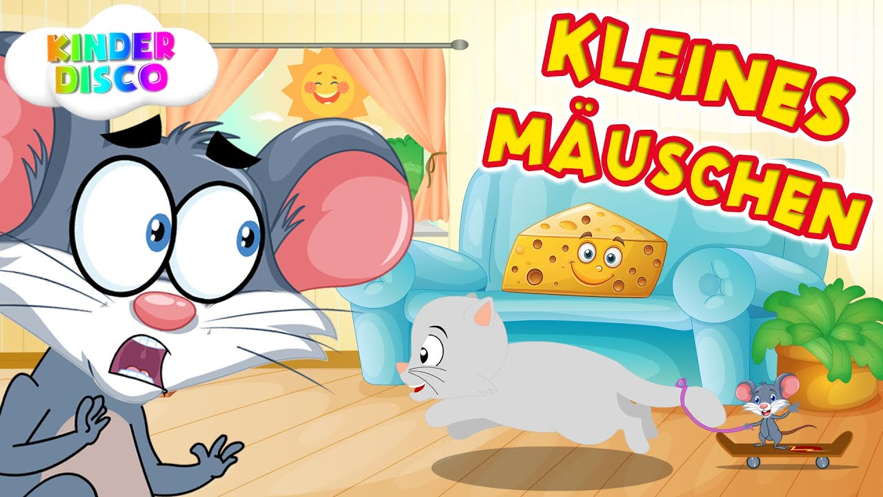 Kleines Mäuschen 🐭 Kinderlied Maus | KinderDisco