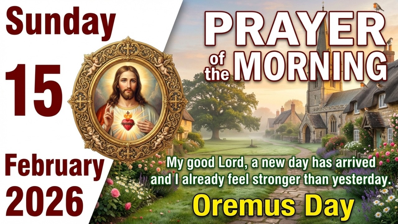 Catholic Morning Prayers – February 15, 2026 🙏 Start Your Day in God’s Orbit ✨