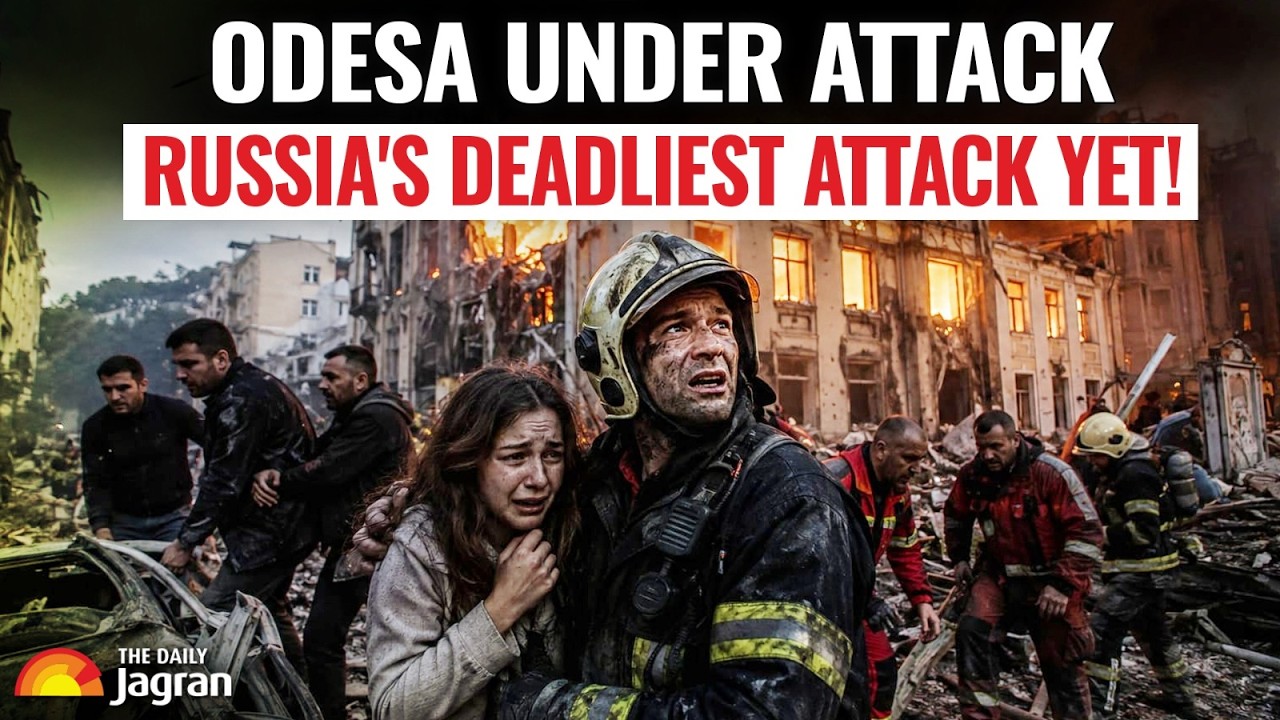 Russia Bombs Odesa Again! City Centre Hit, Buildings Damaged, Eight Injured | TDJ NEWS