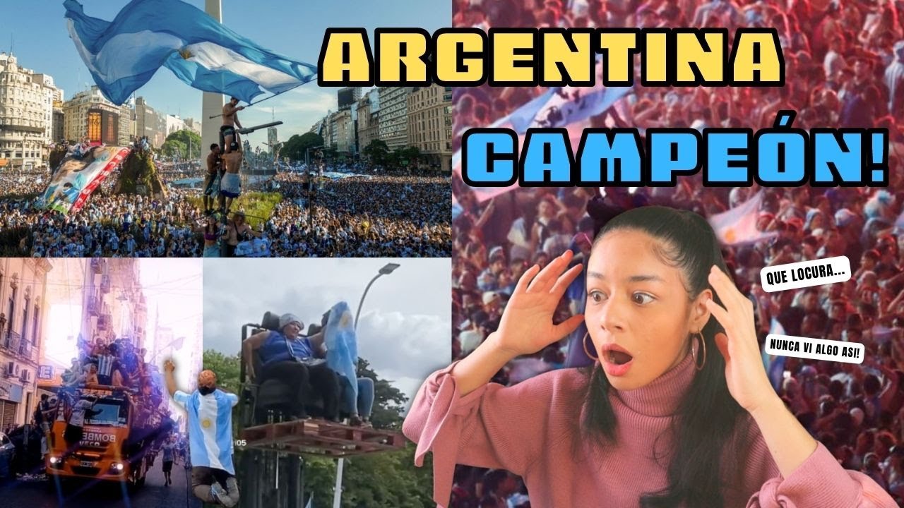 ARGENTINA CAMPEÓN del MUNDO | FESTEJOS de HINCHAS REACCIÓN #argentinacampeon