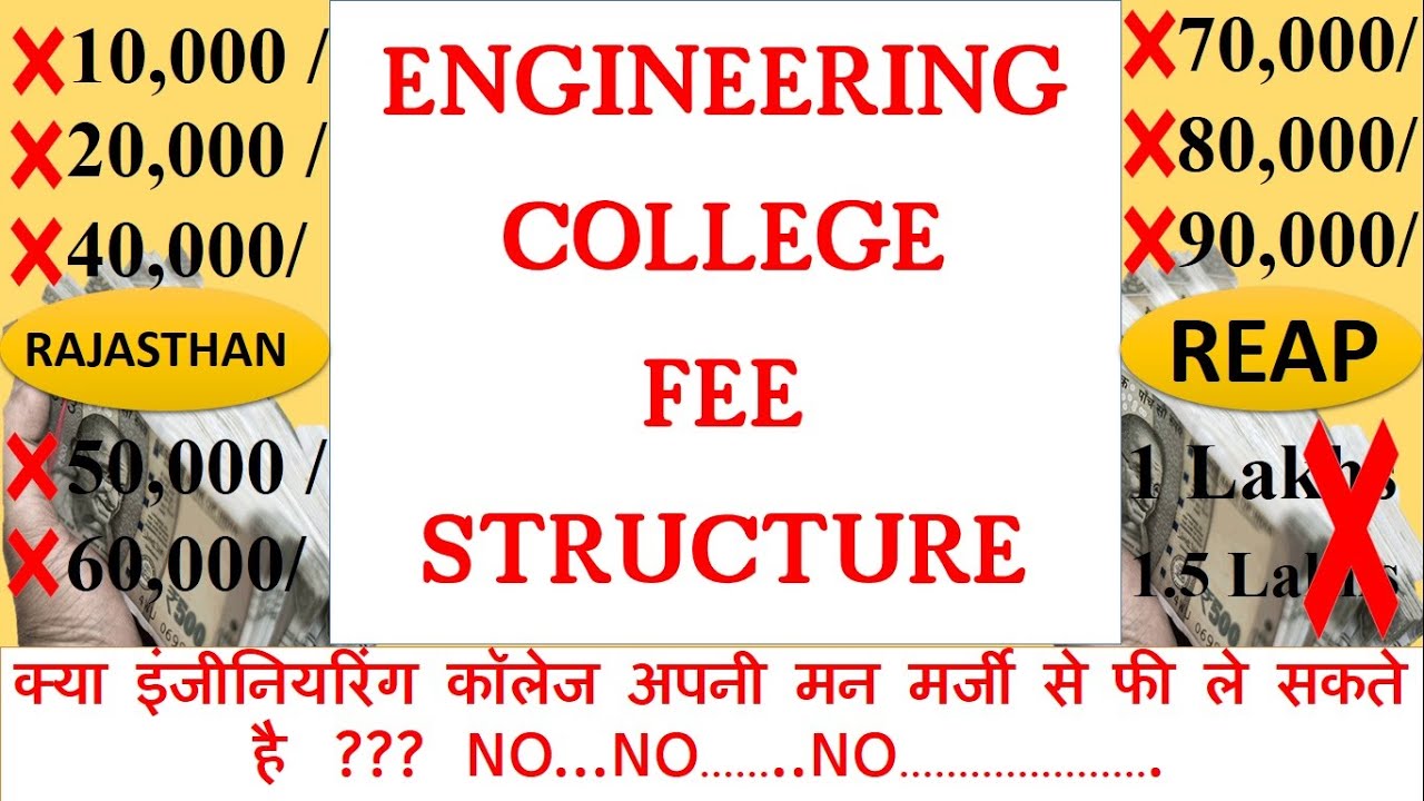 REAP ENGINEERING COLLEGE FEE STRUCTURE - All Different Why ? REAP Counselling 2024  | Fee Structure