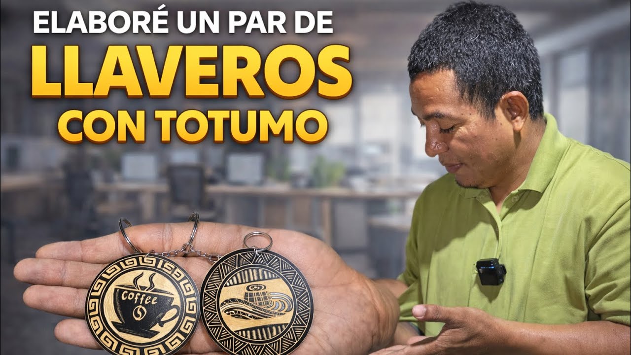 Sorprendente 😱 Un Joven Llegó A Mi Taller Para Que Le Elaborara Un Llavero Con Totumo 😱