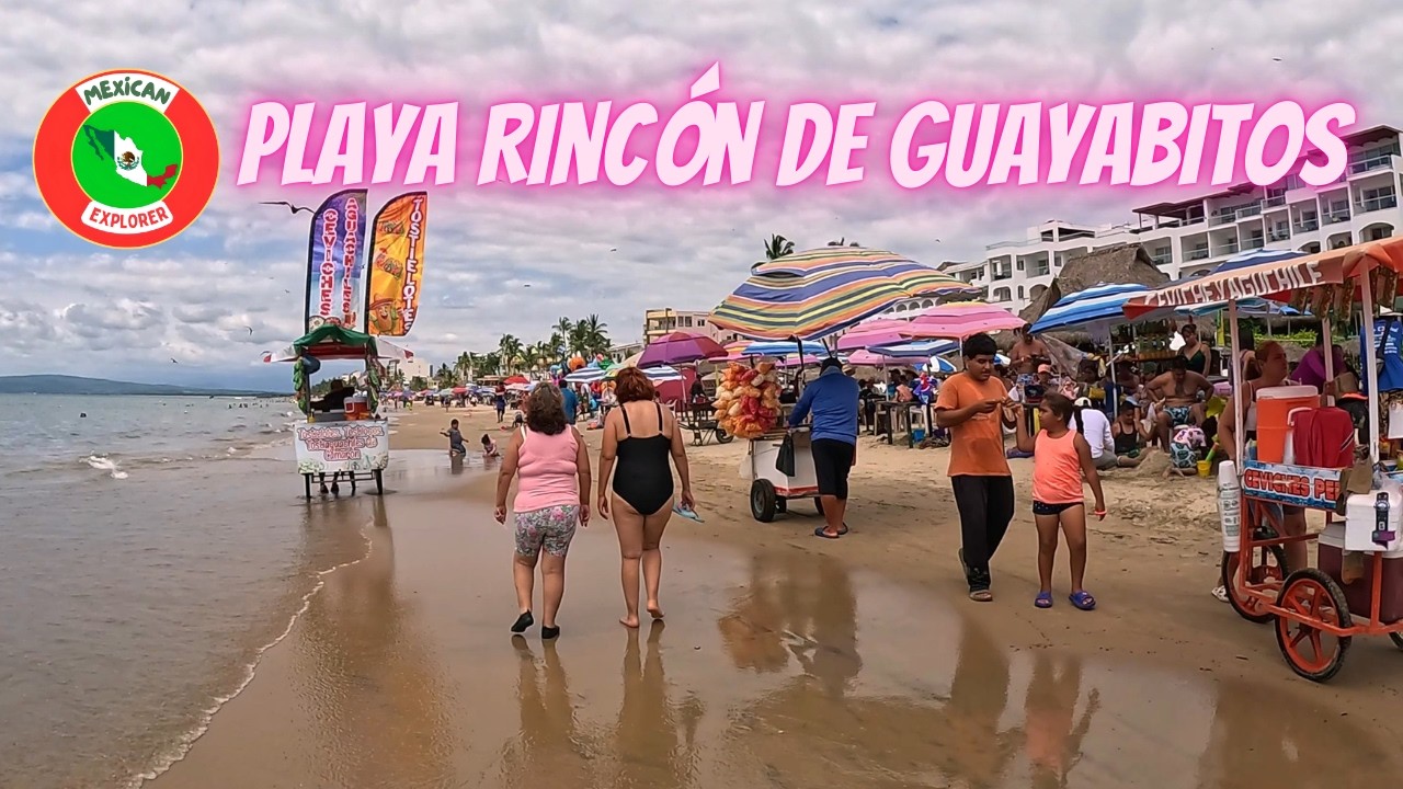 Playa Rincón de Guayabitos 4K  Walking Tour