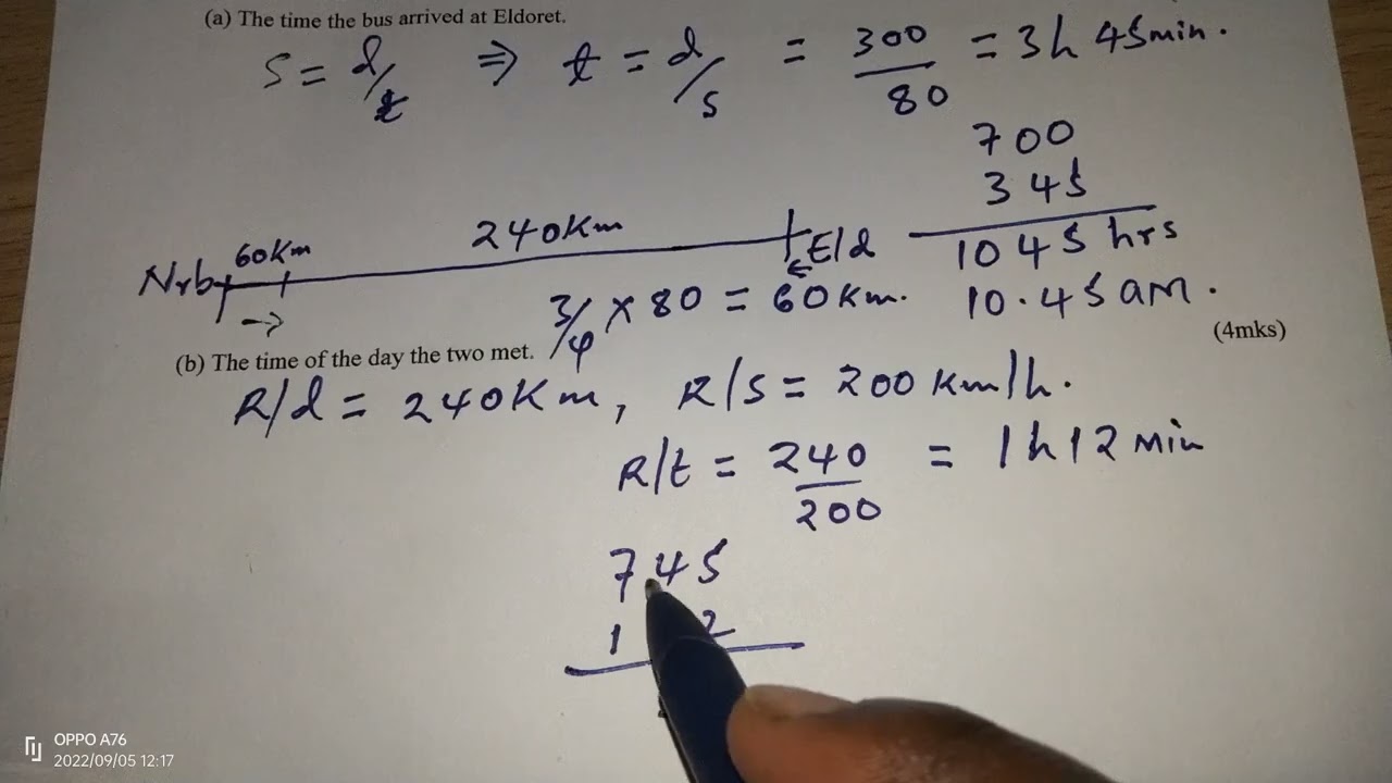 LINEAR MOTION (RELATIVE SPEED)