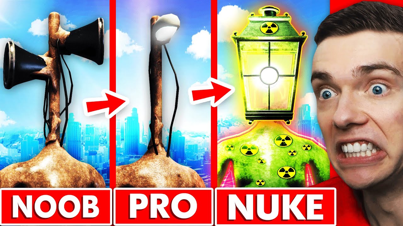 Upgrading SIREN HEAD Into NUCLEAR LIGHT HEAD In GTA 5 (Mods)