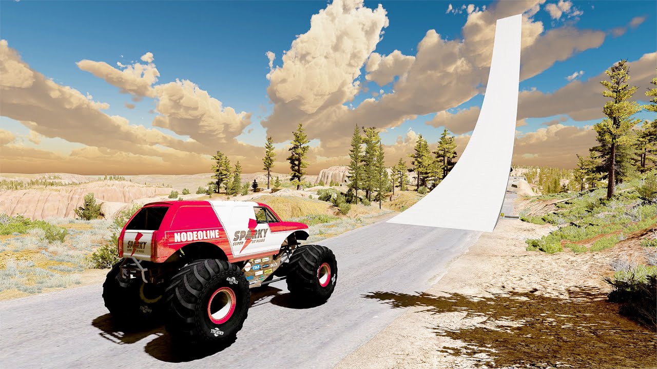 Mobil vs Ramp #12 - BeamNG Drive