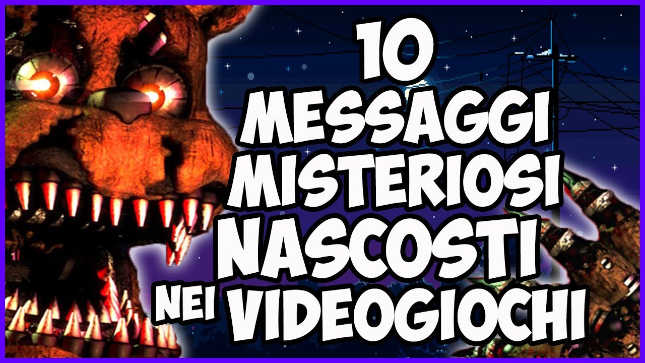 10 MESSAGGI MISTERIOSI NASCOSTI nei Videogiochi