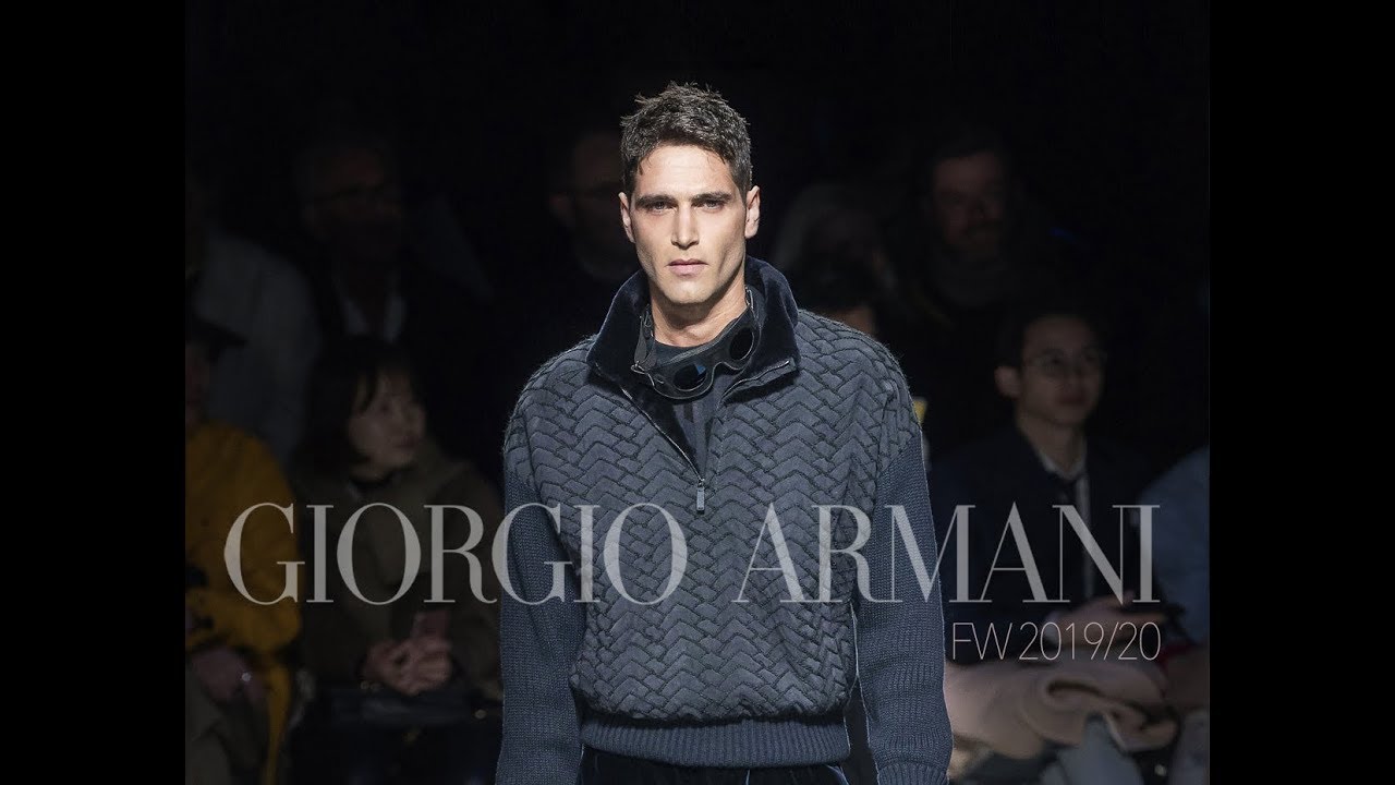 Fabio Mancini for Giorgio Armani Fall Winter 2019 2020 - Armani Silos event