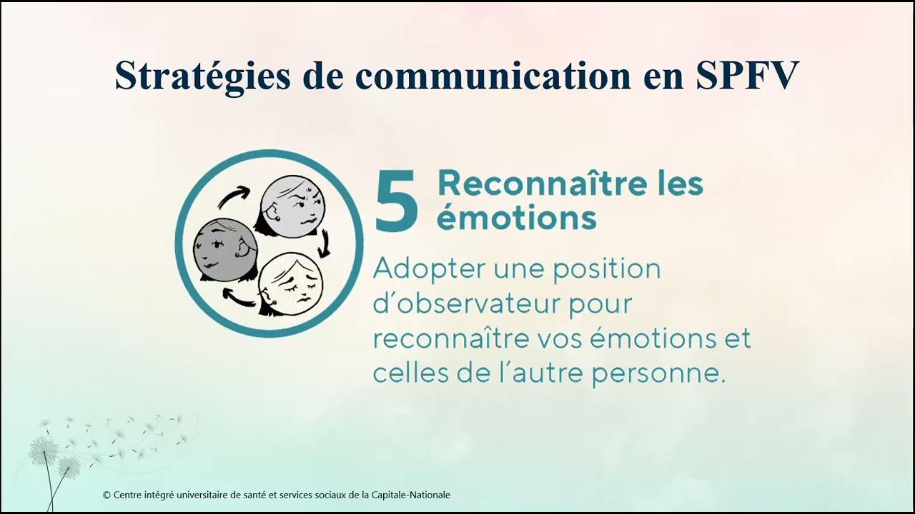 Communication en contexte de SPFV