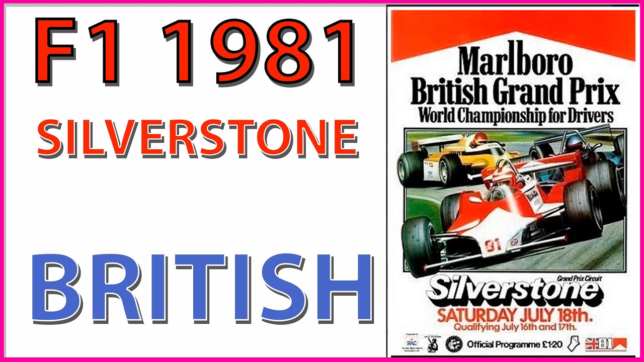 F1 1981 Race 9 Silverstone Reino Unido