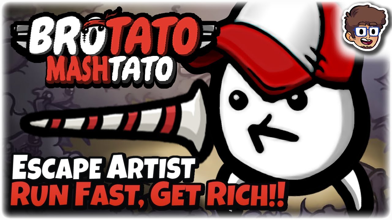 Escape Artist, Run Fast, Get RICH!! | Brotato: Modded