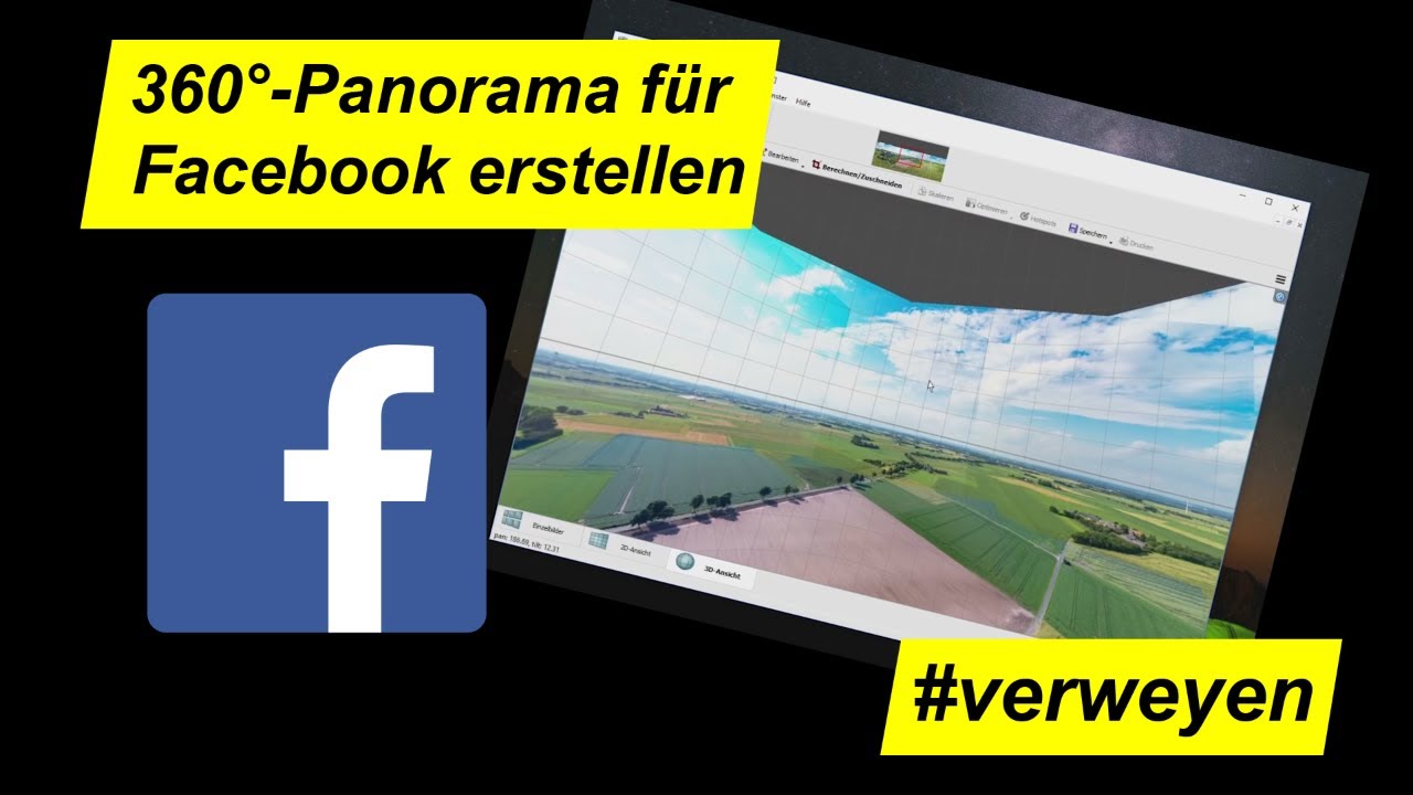 Tutorial: 360° Panorama für Facebook erstellen | Drohnen-Fotografie