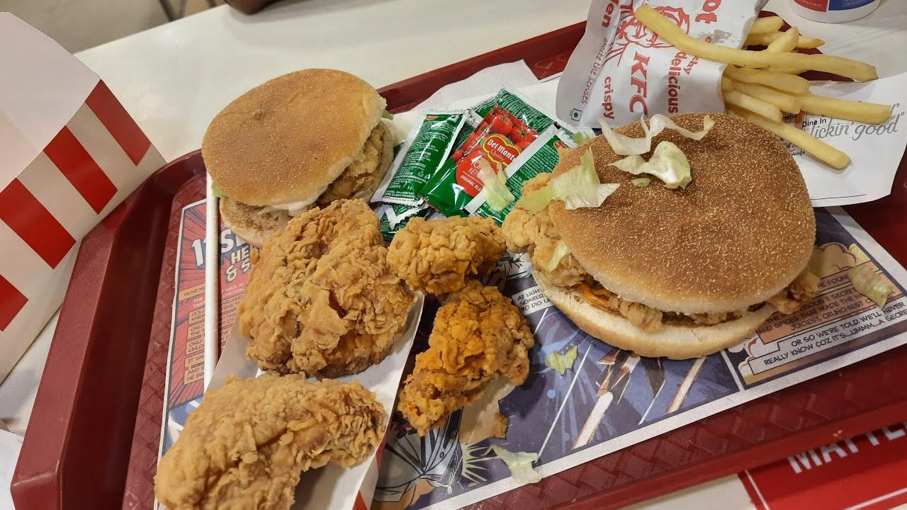 KFC ZINGER BOX MEAL CRISPY CHICKEN FRENCH FRIES STRIPS FOOD MONEY ADVENTURE