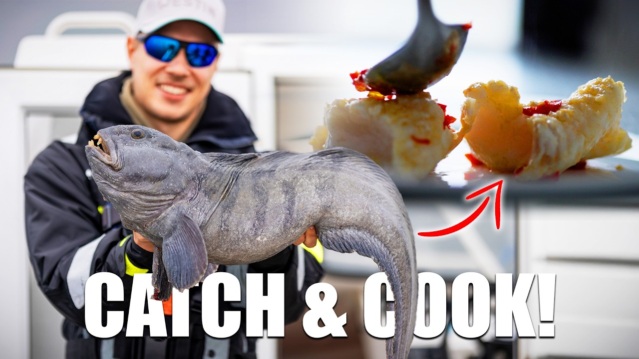 Steinbei&szlig;er vor Island! Angeln, filetieren & lecker zubereiten!!