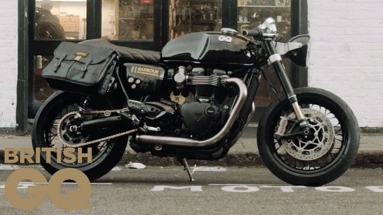 We made a Triumph Thruxton R custom motorbike | British GQ