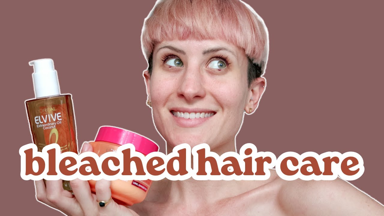 how to look after platinum blonde bleached hair