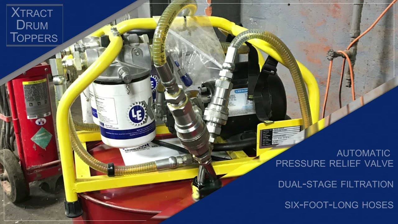 Xtract&reg; Drum Topper for Portable Oil Filtration