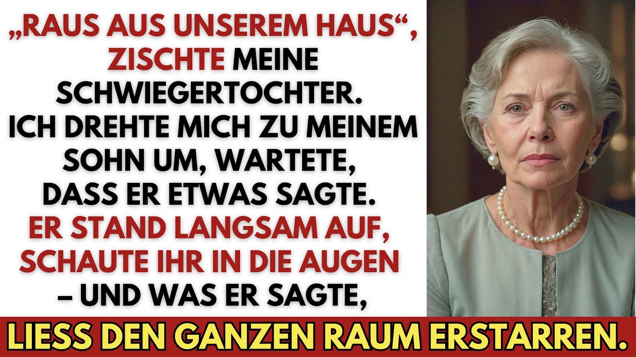 Meine Schwiegertochter sagte mir, ich soll ihr Haus verlassen – aber mein Sohn ließ alle sprachlos.