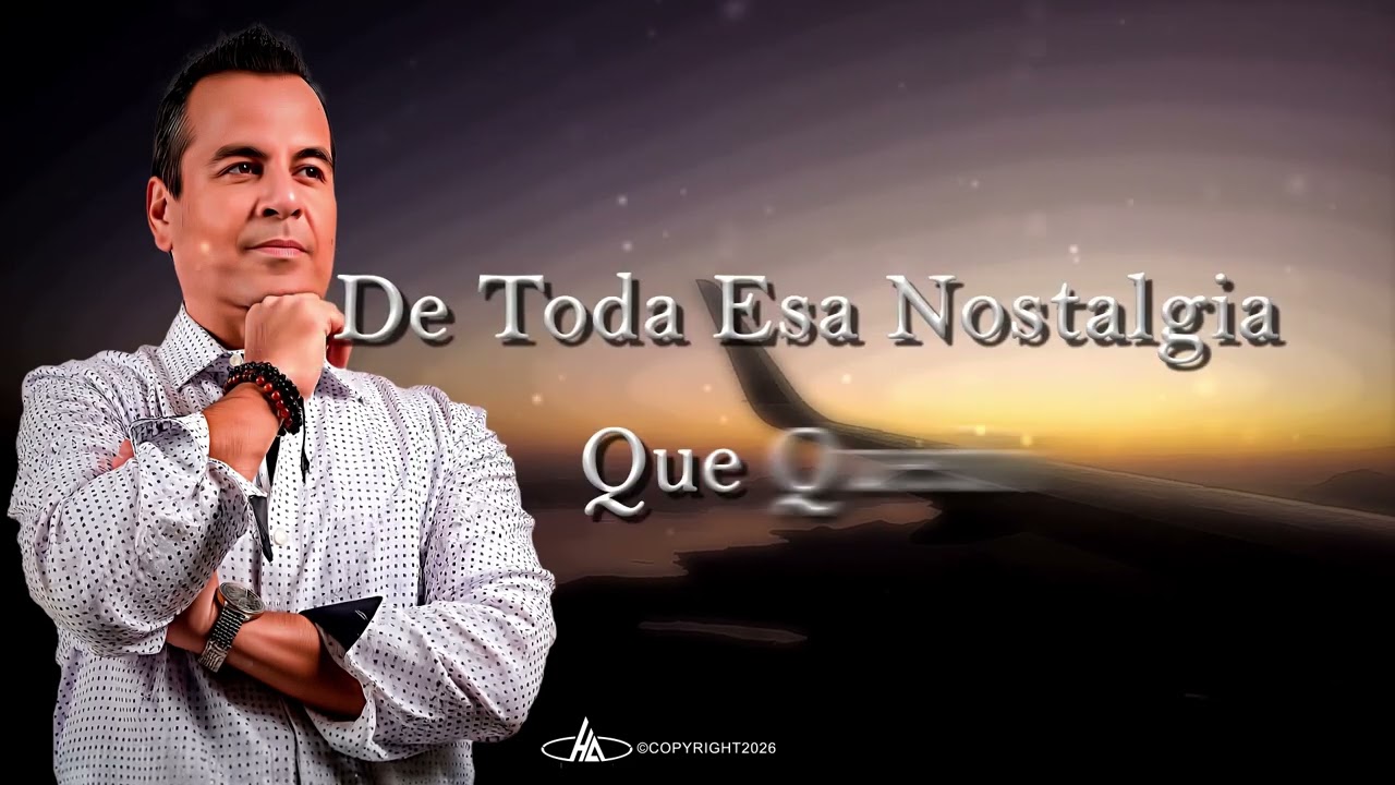 La Distancia - Hugo Aguilar  (Video lyrics)