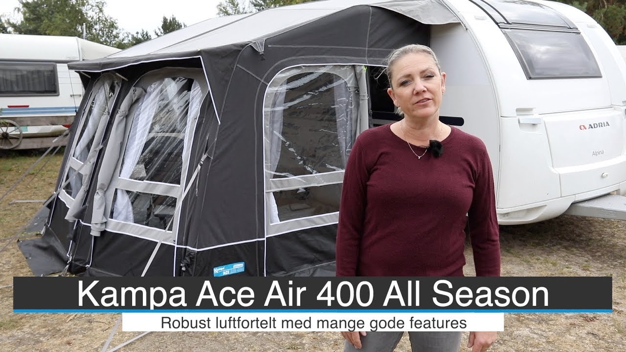 Med på tur: Kampa Ace Air 400 All Season luftfortelt