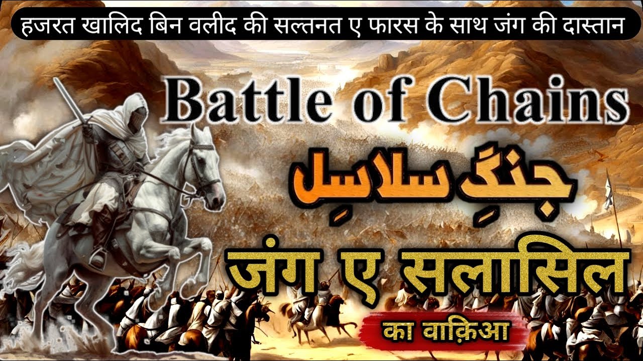 Jang e Salasil ka waqia | Hazrat Khalid bin Walid | The Battle of Chains in Hindi/Urdu