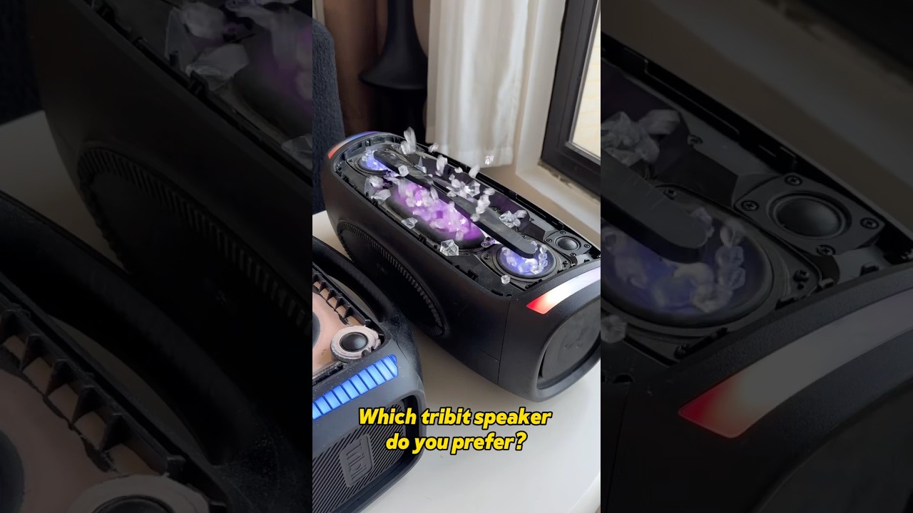 Tribit speaker #bluetoothspeaker #showerspeaker  #tribit #stormbox #basstwst #waterproofspeaker