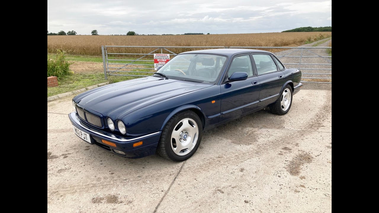 1996 Jaguar XJR6 X306 Sapphire Blue Walkaround and Test Drive