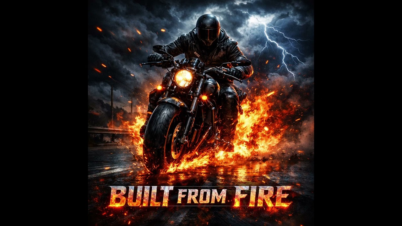 Built From Fire | Biker Rock Anthem | Modern Hard Rock