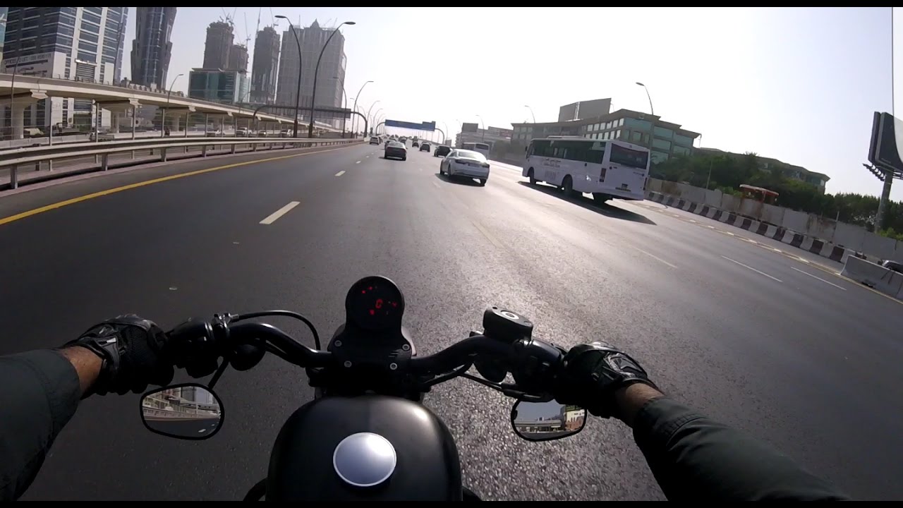 Dubai Harley Davidson Iron 883 POV Drive