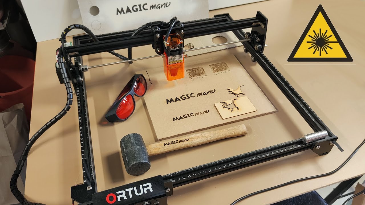 Gravure et découpe laser Partie 1 - La ORTUR Laser Master 2 S2